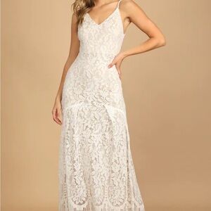 White Lace Dress (perfect as a wedding dress!)
